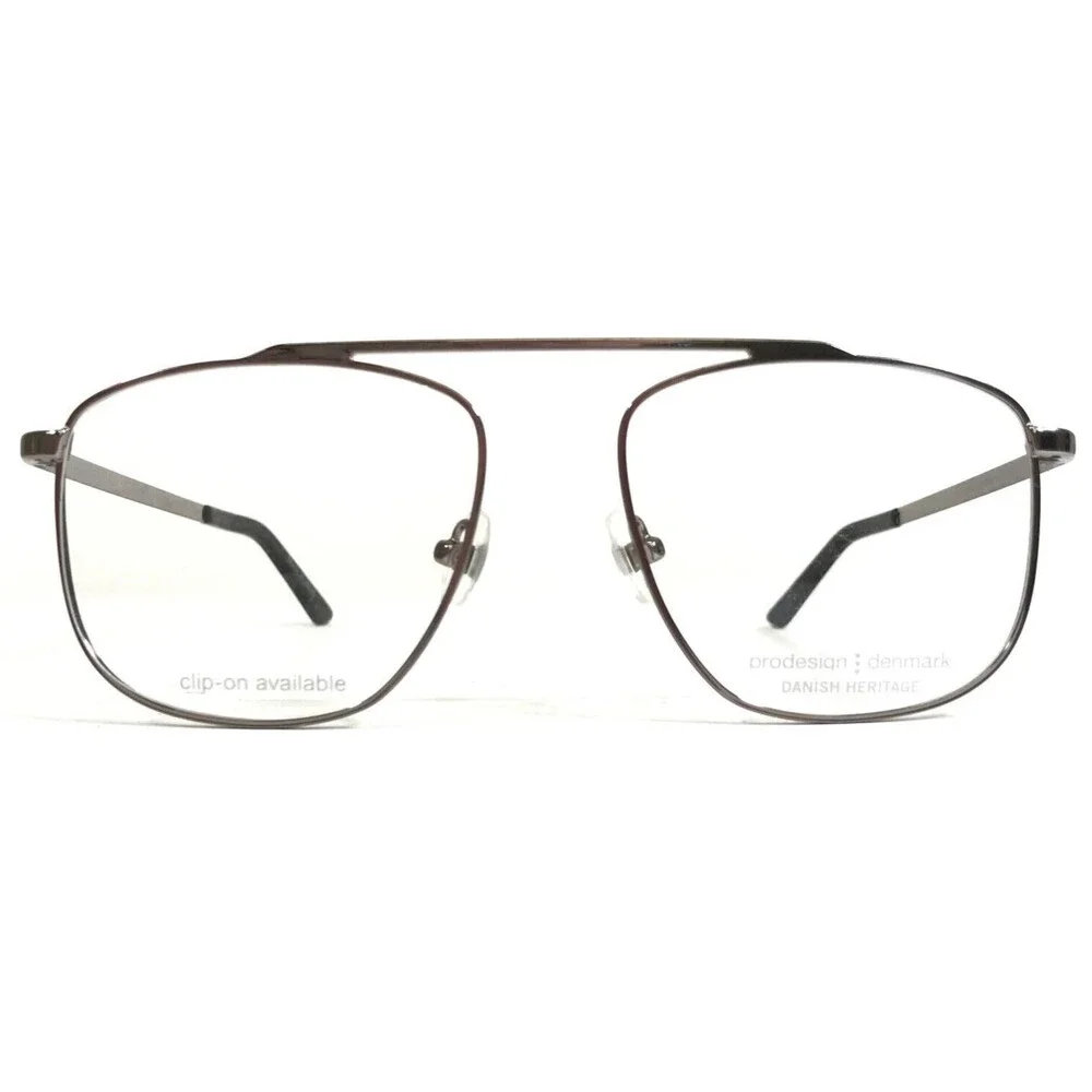 Prodesign Eyeglasses Frames 4152 c.1012 Silver Square Full Rim 52-17-145